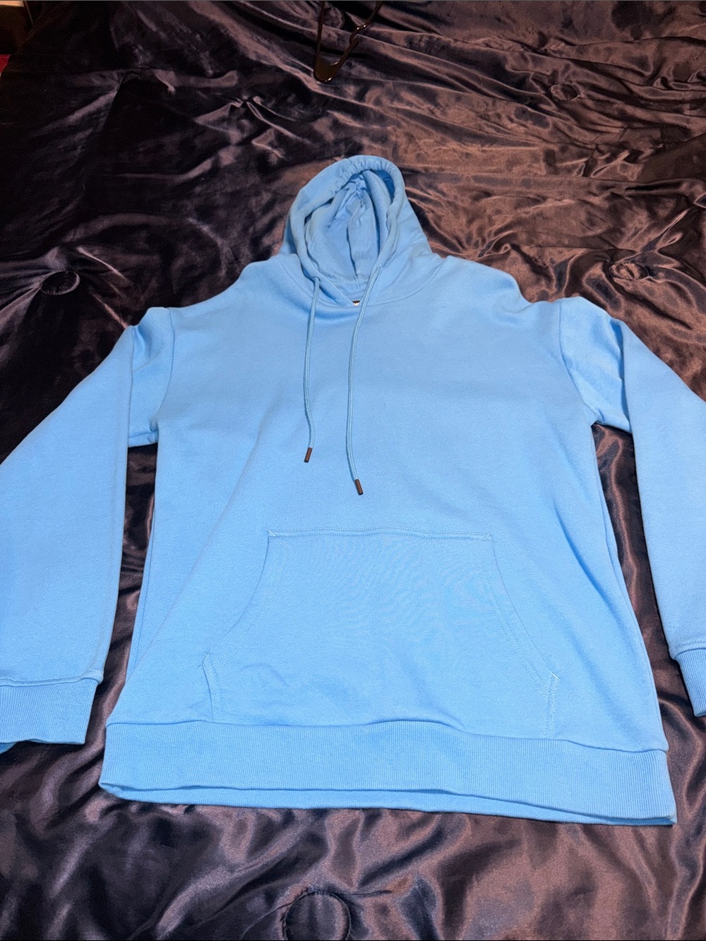 Fashion Nova Men's Light Blue Pullover Hoodie